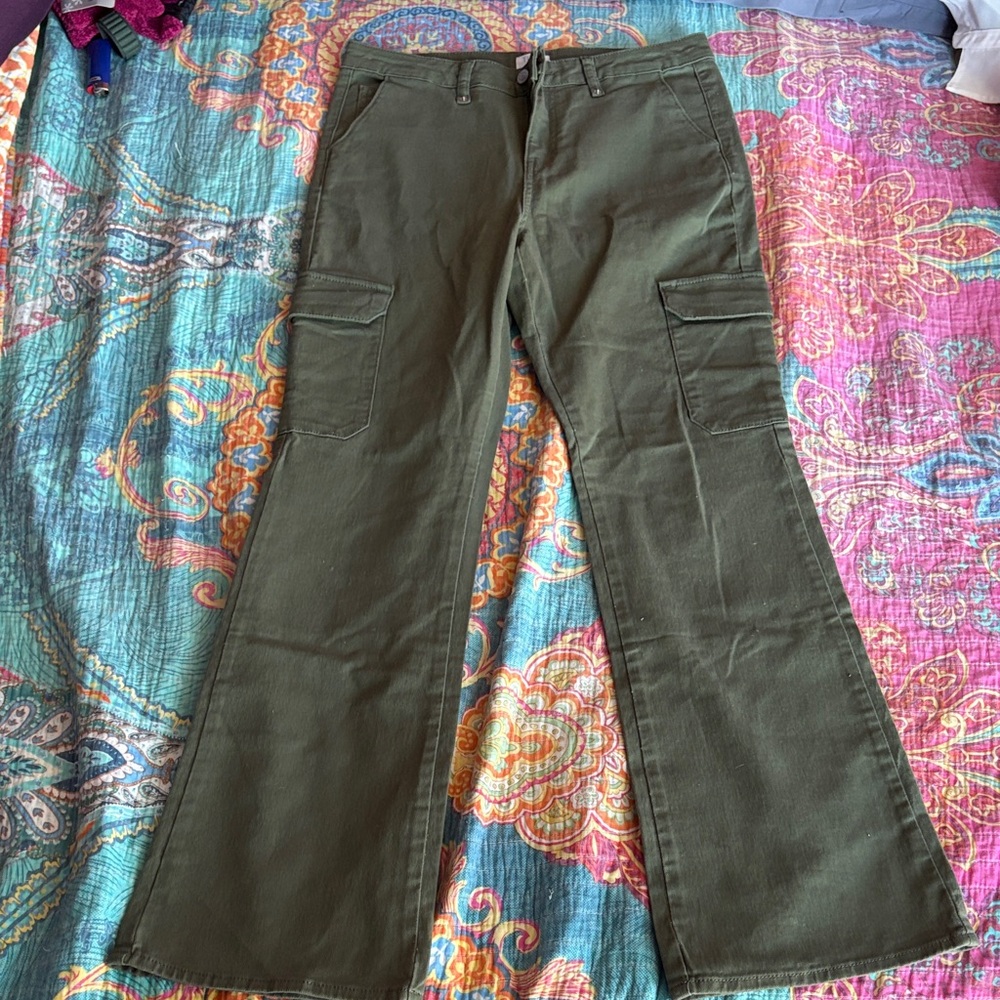 Time and Tru Dark Green Trousers